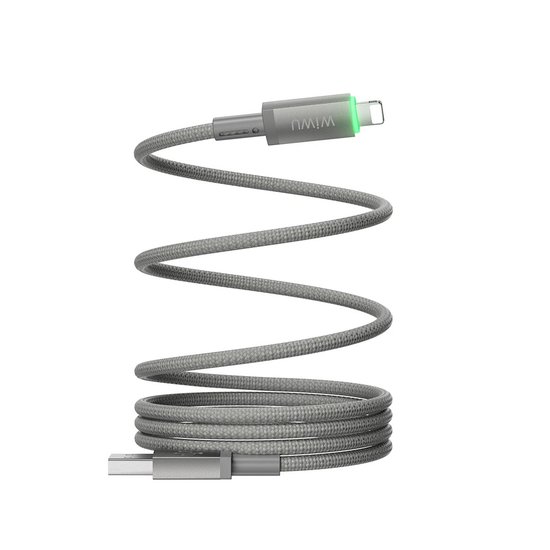 WIWU Кабель Wi-C081 12W Maglink Magnetic Cable USB A to Lighting