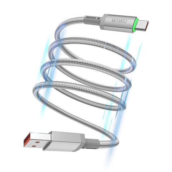 WIWU Кабель Wi-C082 60W Maglink Magnetic Cable USB A to Type C