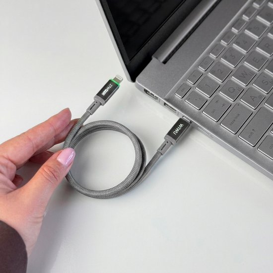 WIWU Кабель Wi-C083 27W Maglink Magnetic Cable C-L 1M