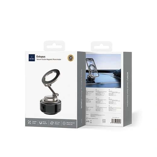 WIWU Автодержатель CH-056 Octopus Vacuum Suction Magnetic