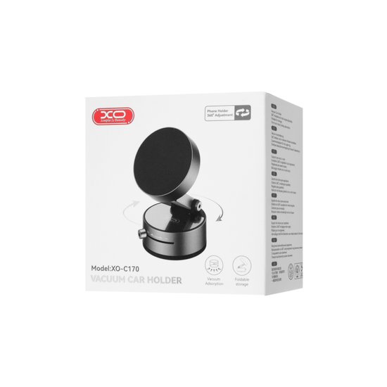 Автодержатель XO C170 magnetic vacuum (center console)