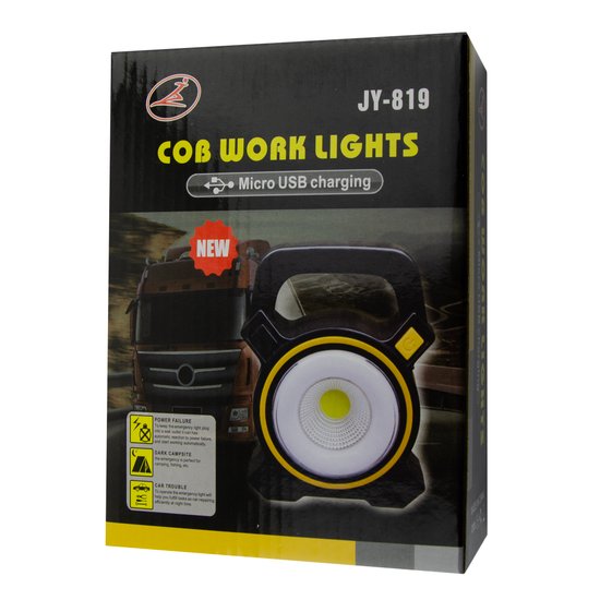 Фонарь аккумуляторный LED JY-819A + SOLAR