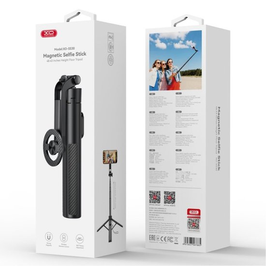 Трипод XO SS30 Magnetic Bluetooth 123 cm