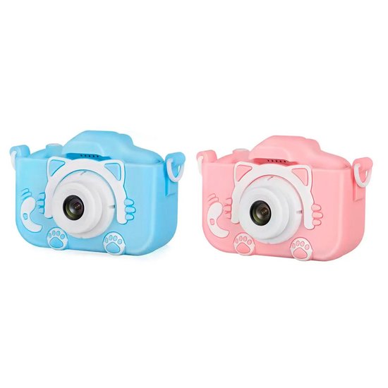Детская камера XO XJ01 Cartoon Dual Lens with Silicone Cover
