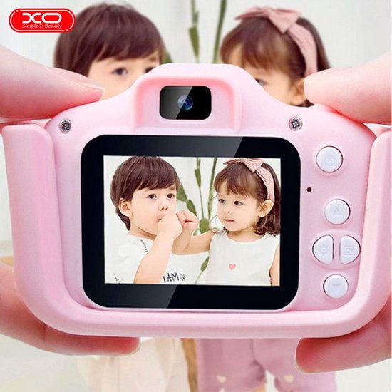 Детская камера XO XJ01 Cartoon Dual Lens with Silicone Cover