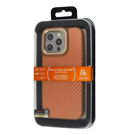 kajsa Glamorous Collection Straw Mat Pattern back case for iPhone 17 Pro