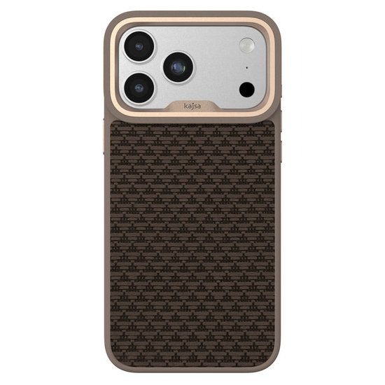 kajsa Glamorous Collection Pyramid Pattern back case for iPhone 17 Pro