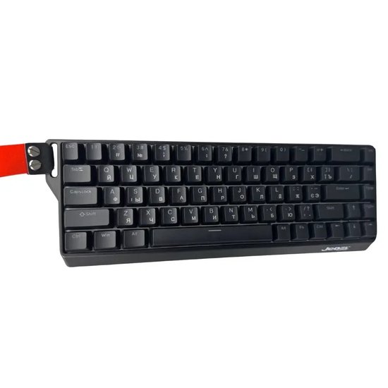 Клавіатура магнітна провідна JEDEL KL-166 68 keys RGB (pink switch)