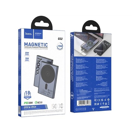Power Bank Hoco Q32 Bird magnetic PD20W 5000mAh