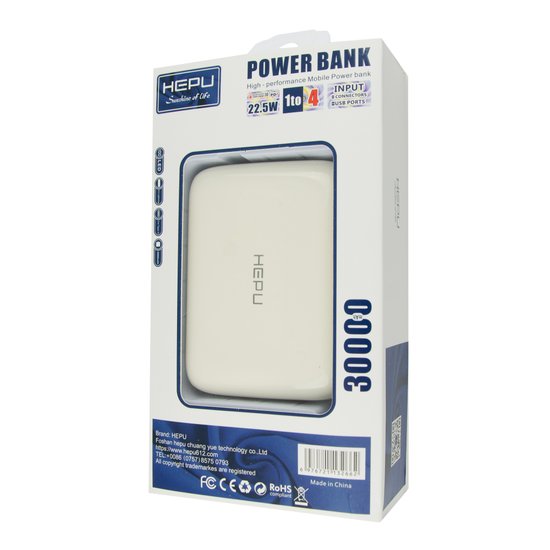 Power Bank HEPU HP-A27 30000mAh 22.5W