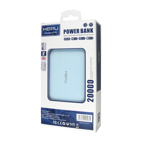 Power Bank HEPU HP-A26 20000mAh 22.5W