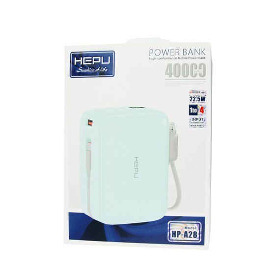 Power Bank HEPU HP-A28 40000mAh 22.5W