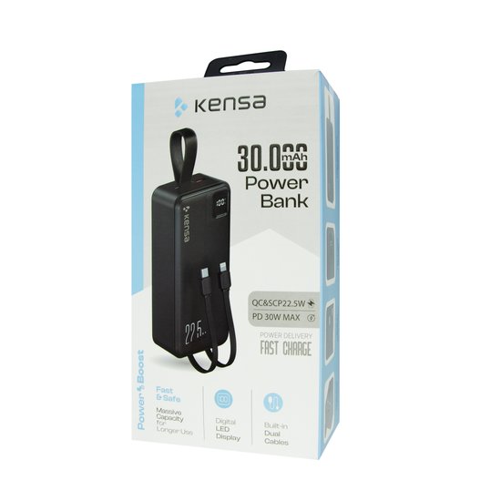Power Bank KENSA 30000mAh 22.5W
