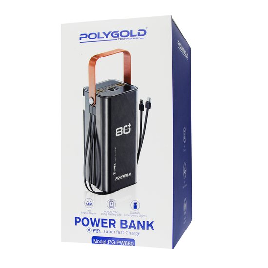 Power Bank POLYGOLD PG-PW680 80000mAh 22.5W