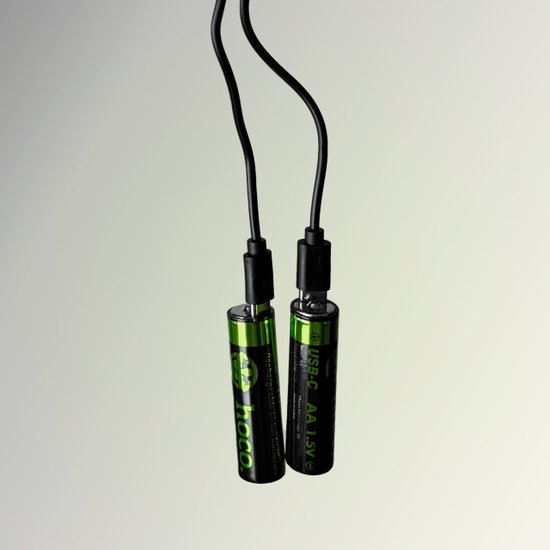 Аккумуляторные пальчиковые батарейки HOCO JA3(AA) 860mAh USB-C