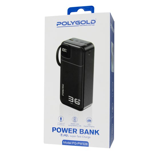 Power Bank POLYGOLD PG-PW328 36000mAh 22.5W