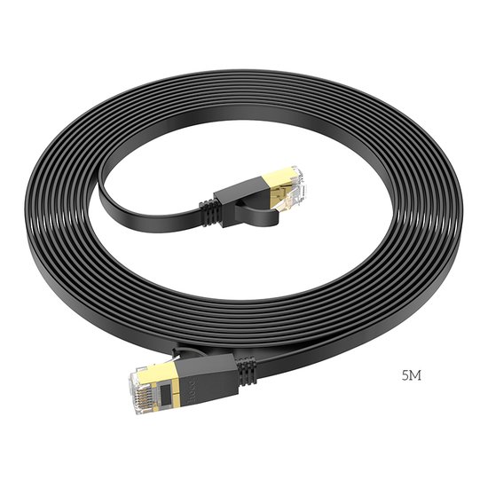 Кабель Hoco US07 General pure copper flat network cable(L=5M)