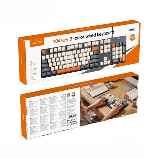 Клавіатура Hoco GM61 Murphy 3-color wired