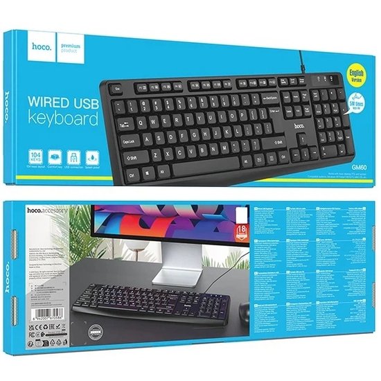 Клавіатура Hoco GM60 Cool wired