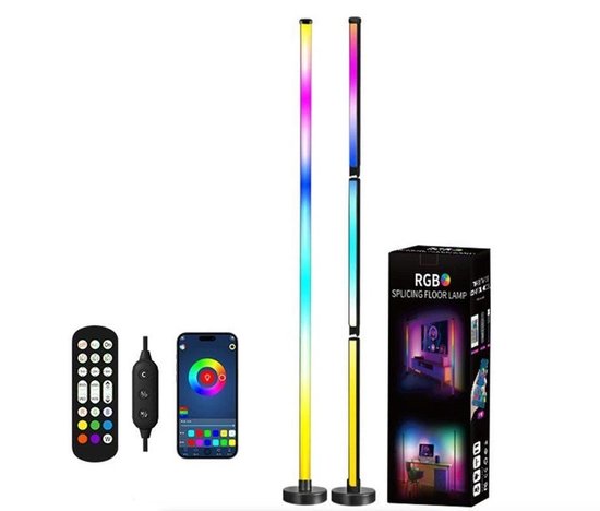 Напольная лампа-торшер RGB Splicing Floor 2шт.