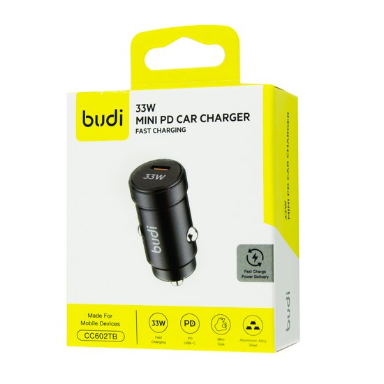 CC602TB - Budi Mini PD Car Charger 33W