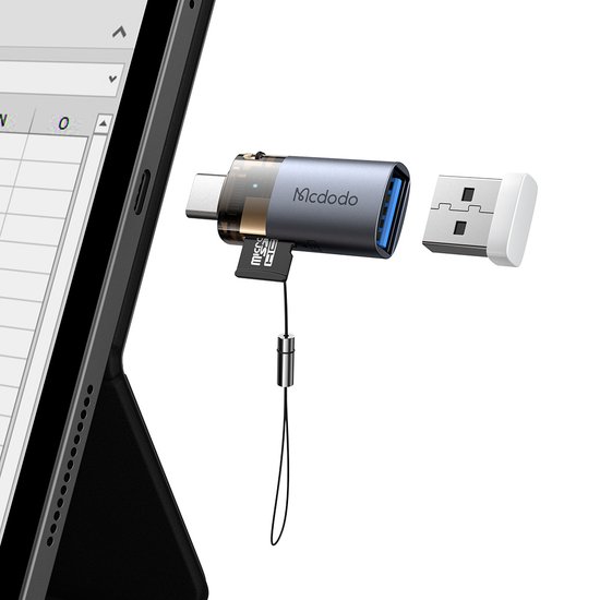 Перехідник MCDODO OT-7600 Transfer Adapter C TF Card Reader