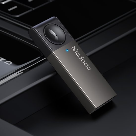 MCDODO OT-8250 Bluetooth Car Adapter with Function Button USB-A