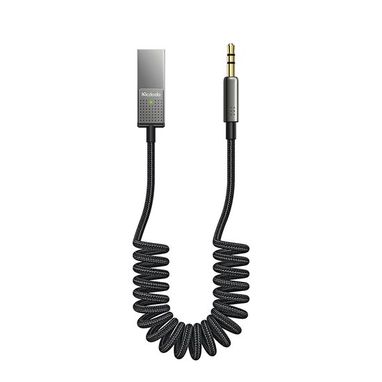 MCDODO CA-8700 Bluetooth Coil Audio Cable A to AUX 3.5 1.7m