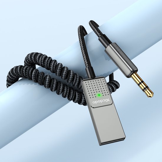 MCDODO CA-8700 Bluetooth Coil Audio Cable A to AUX 3.5 1.7m