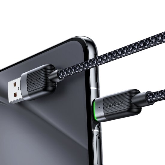 Кабель MCDODO CA-5650 Magnetic Self-Winding A to C 6A 1.2m