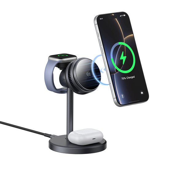 БЗУ MCDODO CH-6170 25W 3 in 1 Magnetic Wireless Charging Stand with 65W charger