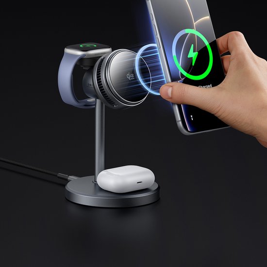 БЗУ MCDODO CH-6170 25W 3 in 1 Magnetic Wireless Charging Stand with 65W charger