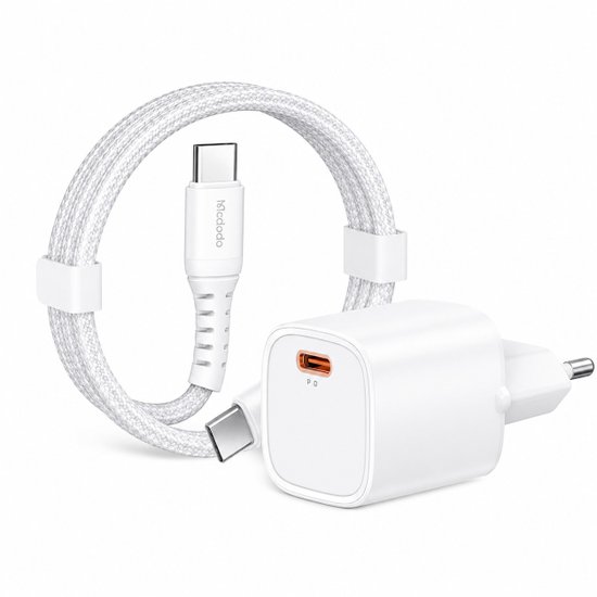 СЗУ MCDODO CH-0082/0083 Mini GaN Charger 30W 1C with C to C Cable 1m