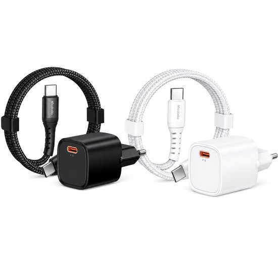 СЗУ MCDODO CH-0082/0083 Mini GaN Charger 30W 1C with C to C Cable 1m