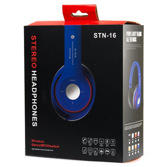 Bluetooth Headset STN16, Blue