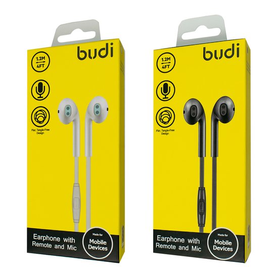 EP102B - HF Budi Earphone with Remote and Mic
