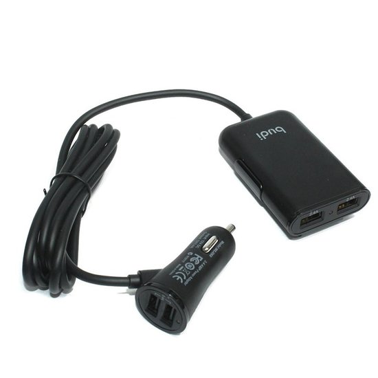M8J068 - Car charger Budi 4 USB 1.8m 7.2A