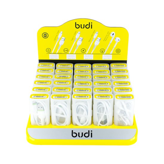 701 - Budi Stand Multi Slots USB+Earphone