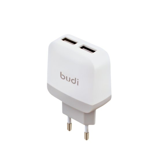 M8J940E (AC940)EW - Home Charger Budi 2 USB 2.4A top slots