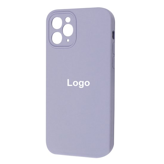 Square Full Silicone Case Close Camera iPhone 11 Pro