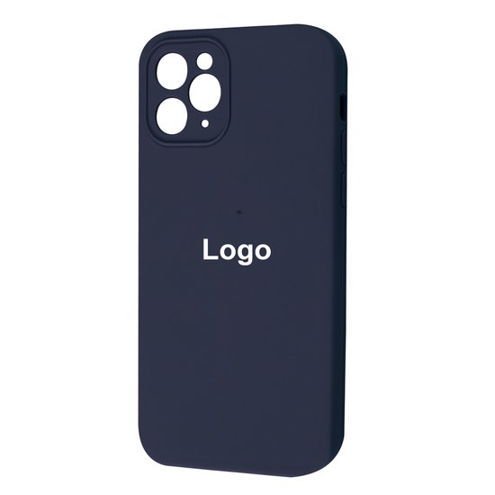 Square Full Silicone Case Close Camera iPhone 11 Pro
