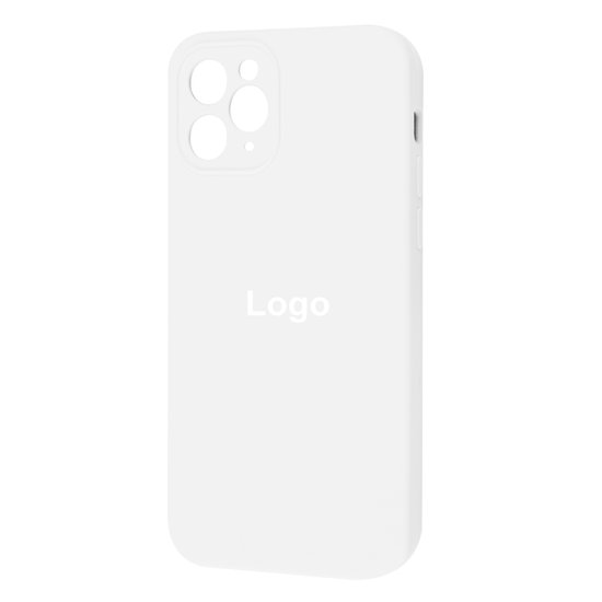 Square Full Silicone Case Close Camera iPhone 11 Pro