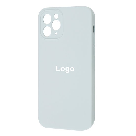 Square Full Silicone Case Close Camera iPhone 11 Pro