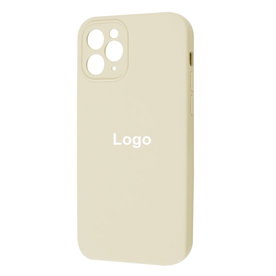 Square Full Silicone Case Close Camera iPhone 11 Pro