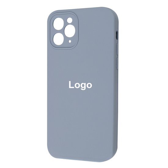Square Full Silicone Case Close Camera iPhone 11 Pro