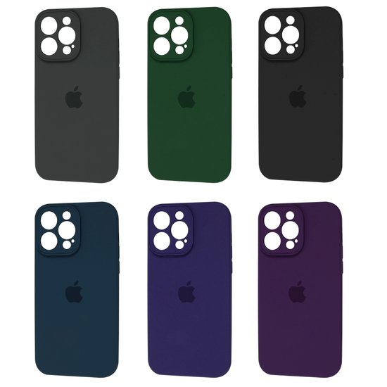 Square Full Silicone Case Close Camera iPhone 11 Pro Max