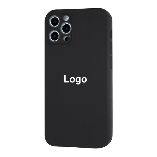 Square Full Silicone Case Close Camera iPhone 12 Pro Max