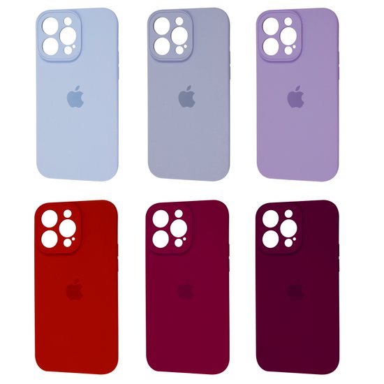 Square Full Silicone Case Close Camera iPhone 12