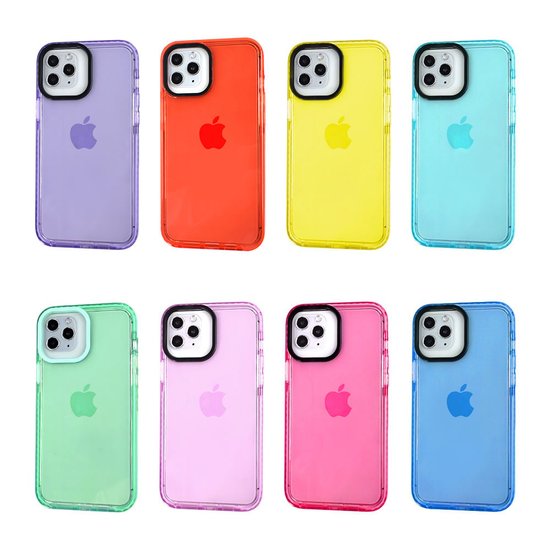 Color Clear TPU for Apple iPhone 12/12 Pro