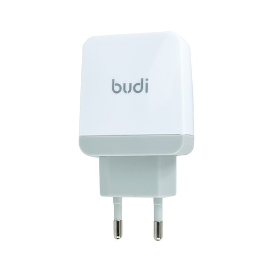 AC940VEW - Home Charger Budi QC 18W 3.0 +Type-C PD18W Charge Fastly